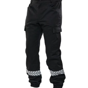 Pantalon Sécurité Privée noir avec bandes HV (GK Pro)