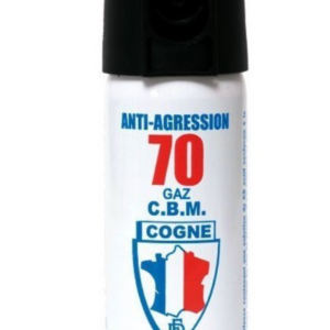 AÉROSOL GAZ LACRYMOGÈNE ANTI-AGRESSION PUISSANCE 70 - 50 ML (LPSA)