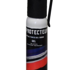 AÉROSOL GEL LACRYMOGÈNE ANTI-AGRESSION FORCE LE PROTECTEUR - 25 ML (LPSA)