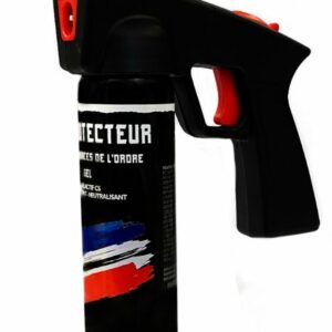 AÉROSOL GEL LACRYMOGÈNE ANTI-AGRESSION FORCE LE PROTECTEUR - 100 ML POIGNEE (LPSA)