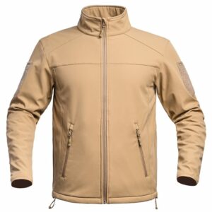 Veste Softshell FIGHTER tan (A10) "A Personnaliser"