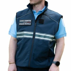 BLOUSON SOFT SHELL BODYWARMER GARDE CHAMPETRE POLICE RURALE (LPSA)