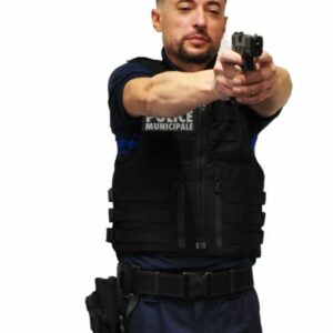 Gilet pare balles Full Tactical Homme Police Municipale NIJ IIIA 0101.04 10 JOULES (LPSA)