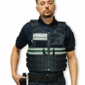 Gilet pare balles Full Tactical homme BRIGADE ENVIRONNEMENT NIJ IIIA 0101.04 10 JOULES (LPSA)