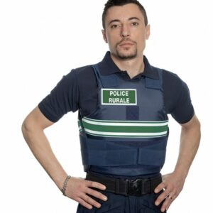 Gilet pare balles Police rurale Homme NIJ IIIA 0101.04 10 JOULES (LPSA)