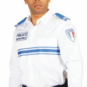 Chemise Blanche Manches Longues Police Municipale (GK Pro)