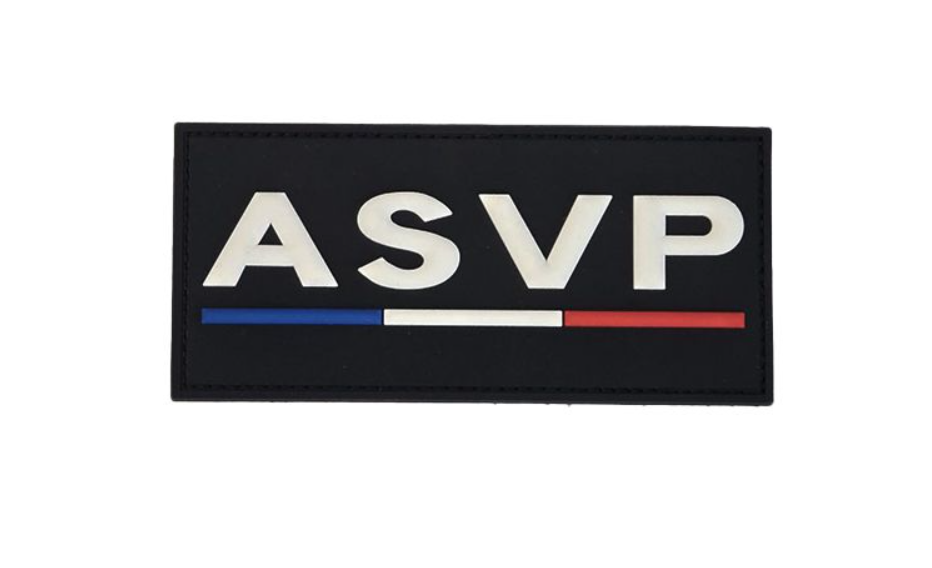 Flap ASVP gomme noir 130 x 60 mm (LPSA)