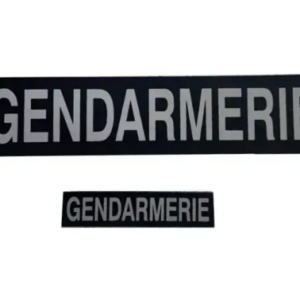 Jeu de bandeaux Gendarmerie pour housse de GPB (AMG)