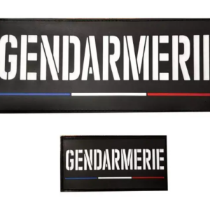 Jeu de bandes PVC Gendarmerie France pour la housse Tac ADN Tactical (AMG)