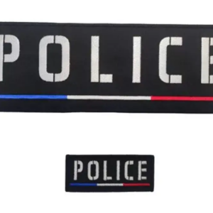 Jeu de bandes Police brodées France (AMG)